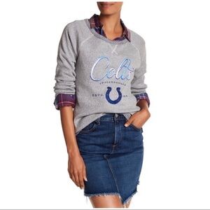 NWT Tommy Bahama NFL Windward Sweater Colts XS gray blue Indianapolis football